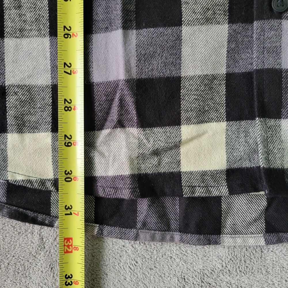 Oakley Icon Flannel Shirt Mens Black Plaid Size 2XL Custom Fit NEW - Picture 9 of 10